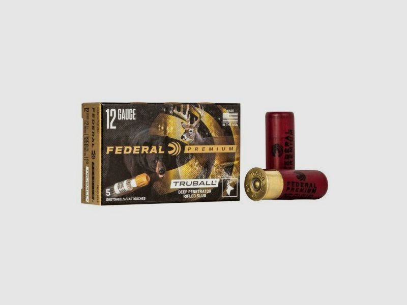 Munición Federal 12/70 Vital-Shok bala slug estriada