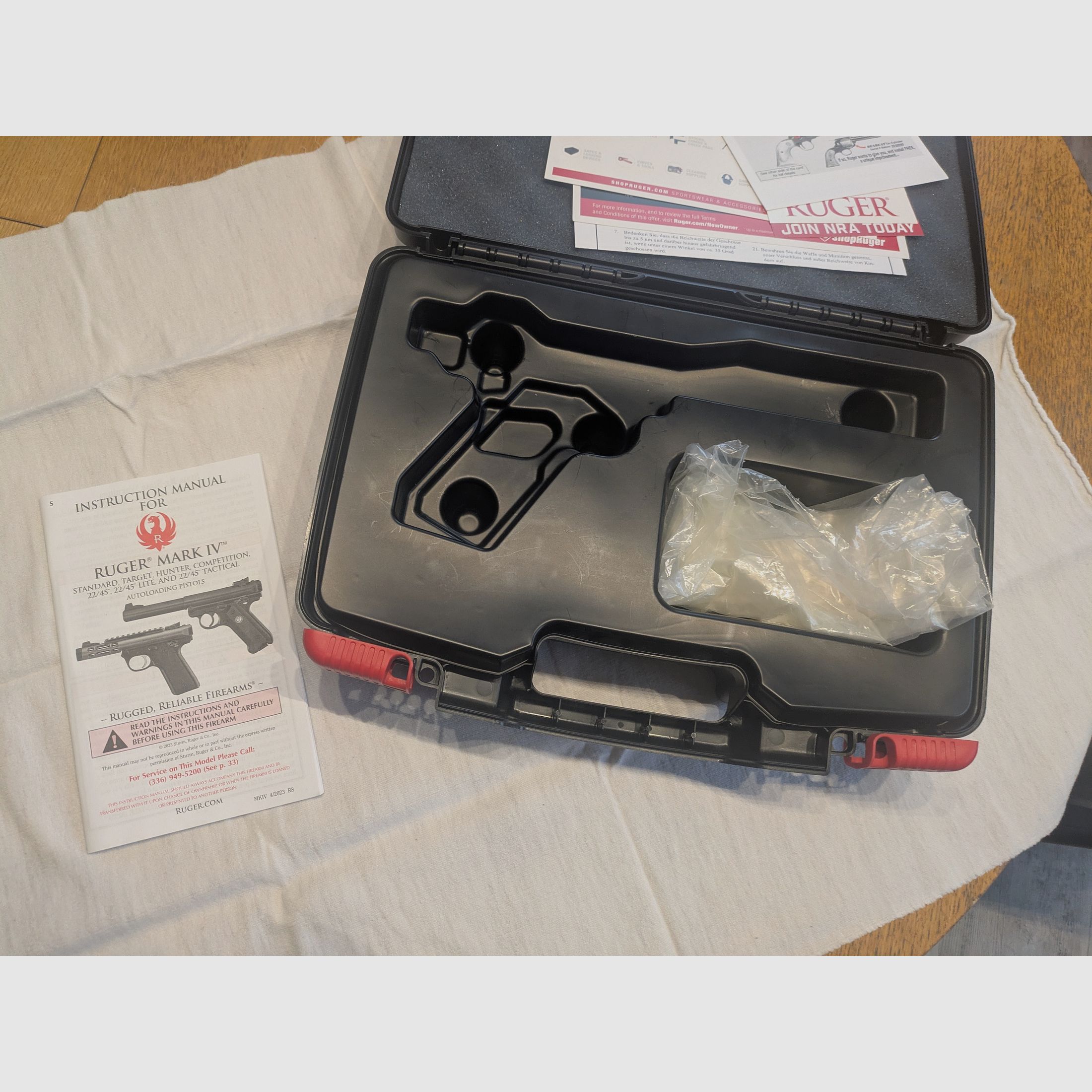 Ruger Mark IV Target - Plata - 5,5 pulgadas - .22lr