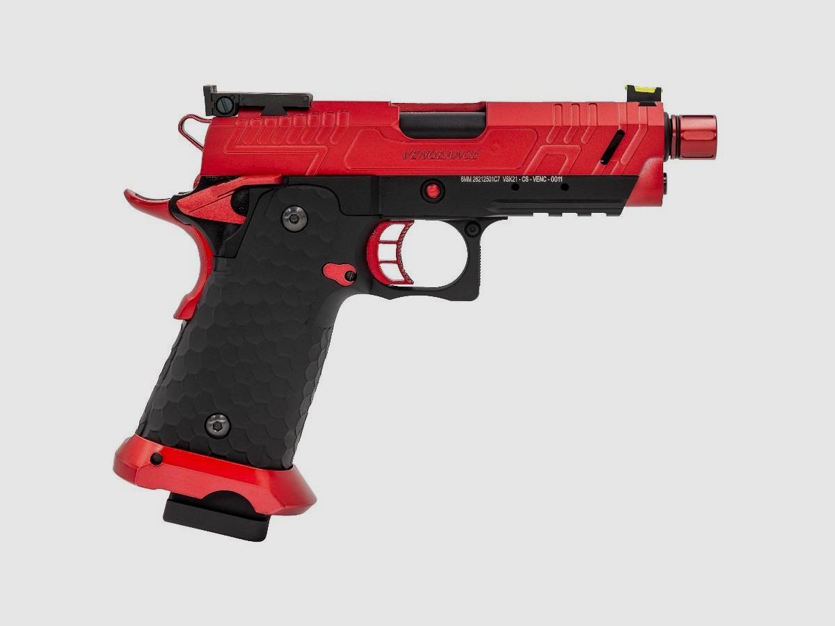 REPLIK GBB GAS VORSK CS HI-CAPA VENGEANCE COMPACT SCHWARZ / ROT 1,0J, Bild 4 von 4