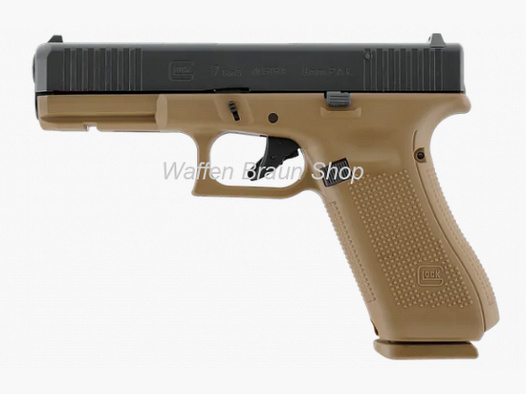 GLOCK 17 Gen5, 9 mm P.A.K., Coyote