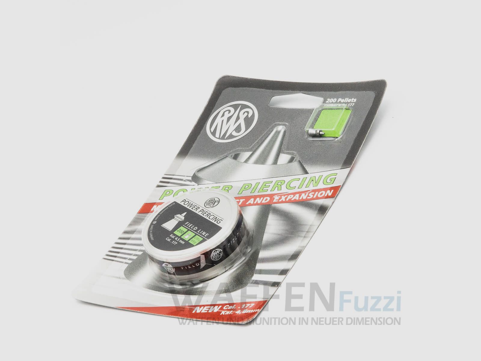RWS Power Piercing Kaliber 4,5mm Field Line 200 Diabolos