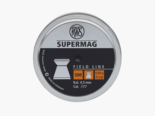 RWS Diabolos Supermag - Kal. 4,5 mm - 0,60g - 500 Stck.