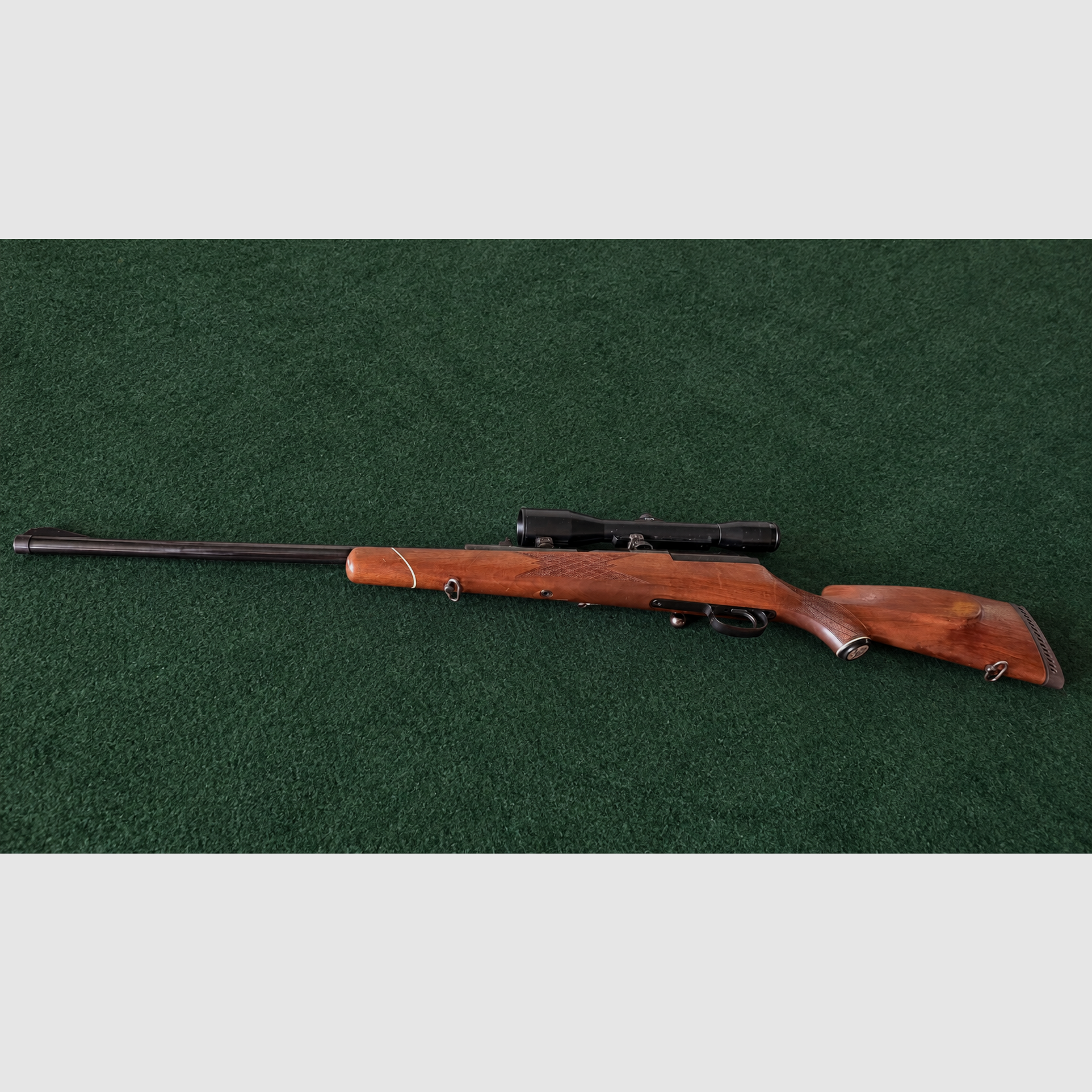 Mauser Modell 66 bolt-action rifle .375 H&H Magnum with Schmidt & Bender 6×42 scope, zdjęcie 1 z 11