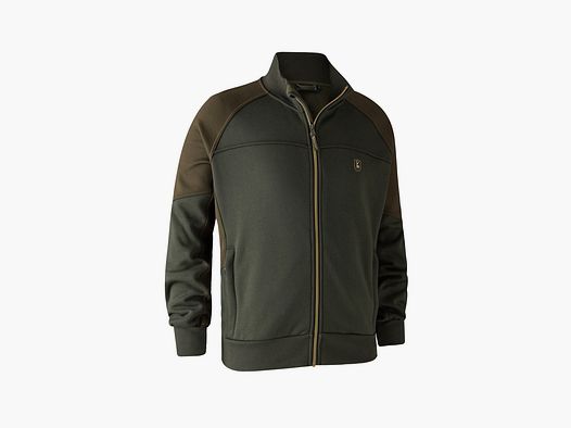 DEERHUNTER Rogaland Sweatshirt mit Rippstrickkragen Adventure Green