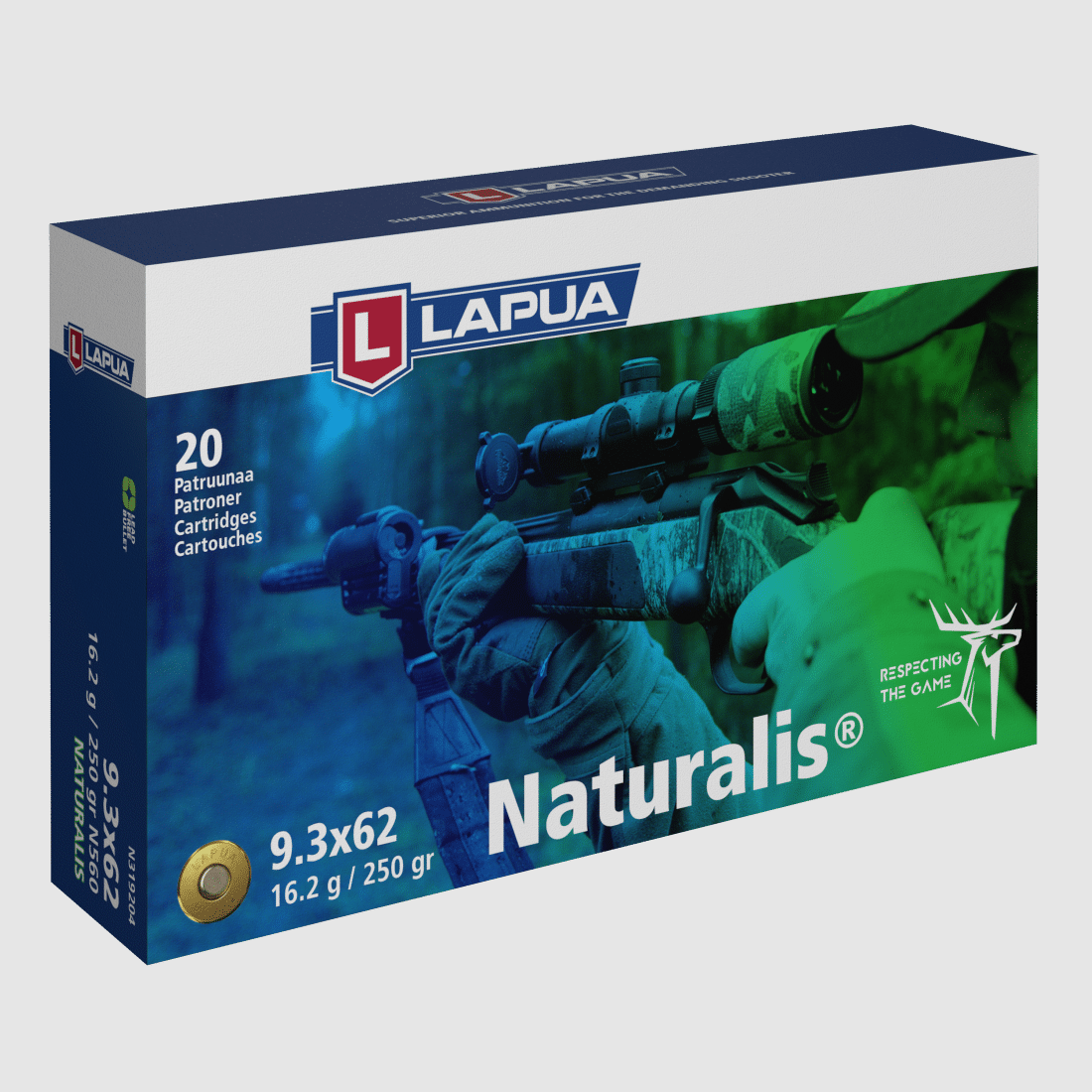 9.3×62 Lapua Naturalis 16.2g / 250grs., Bild 1 von 3