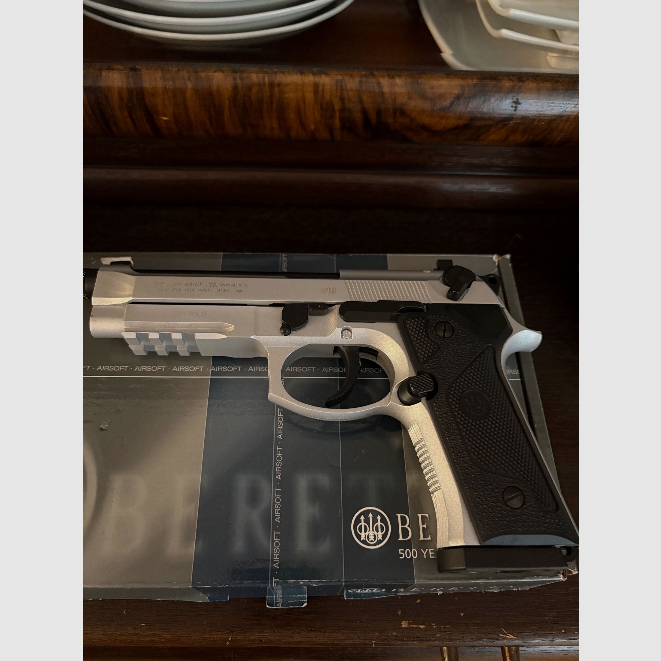 Beretta M9A3 FM argento interamente in metallo