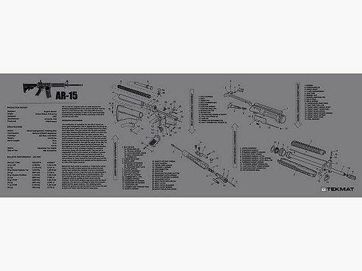Onderleg Mat AR-15