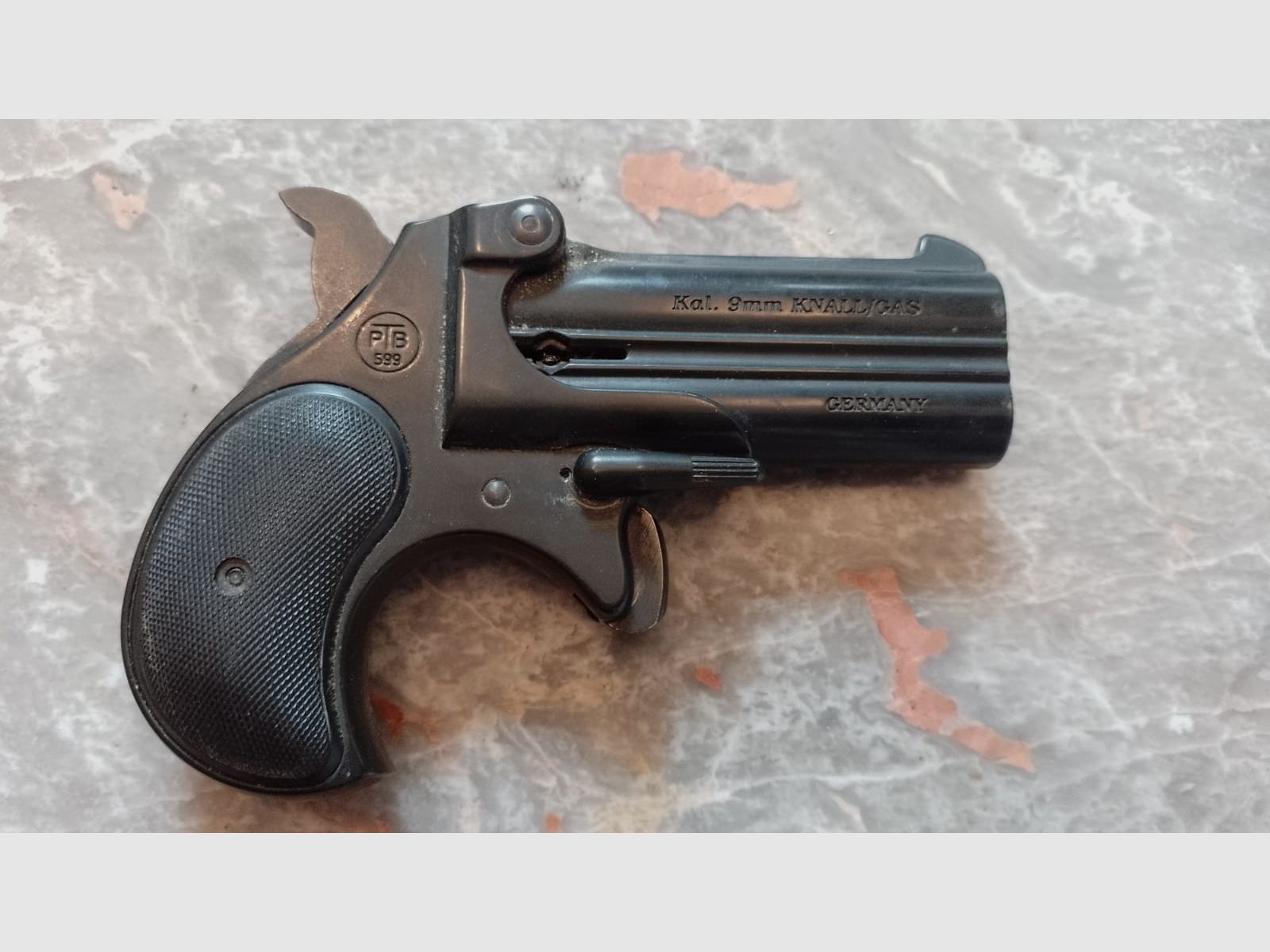 Noris Twinny Derringer Kal. 9mm / .380 - KNALL-GAS-SIGNAL-Defekt