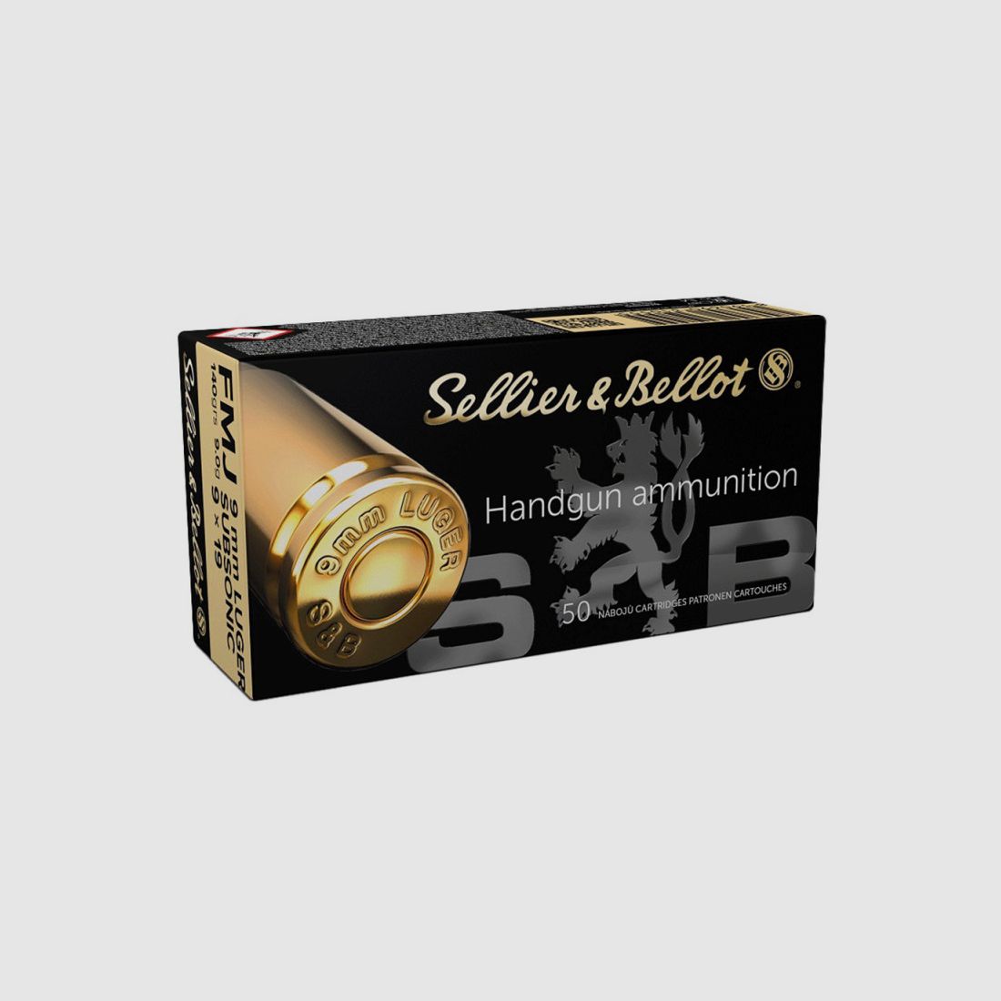 SELLIER & BELLOT 9X19 (9 PARA) SUBSONIC, Bild 2 von 3