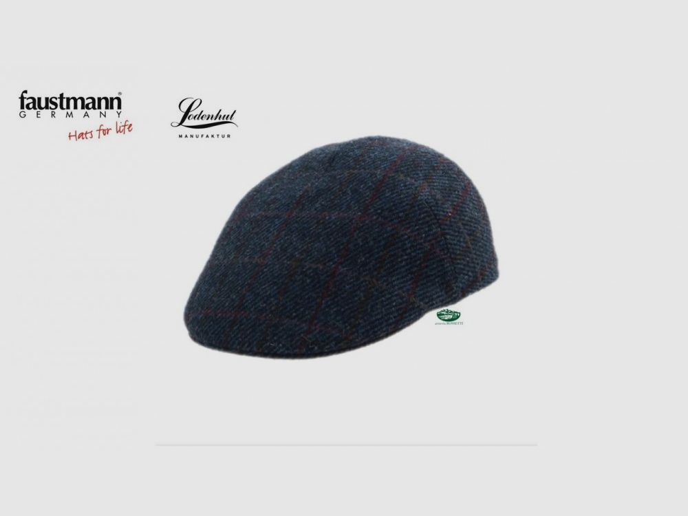 FAUSTMANN Tweed Czapka Niebieska art.4060A