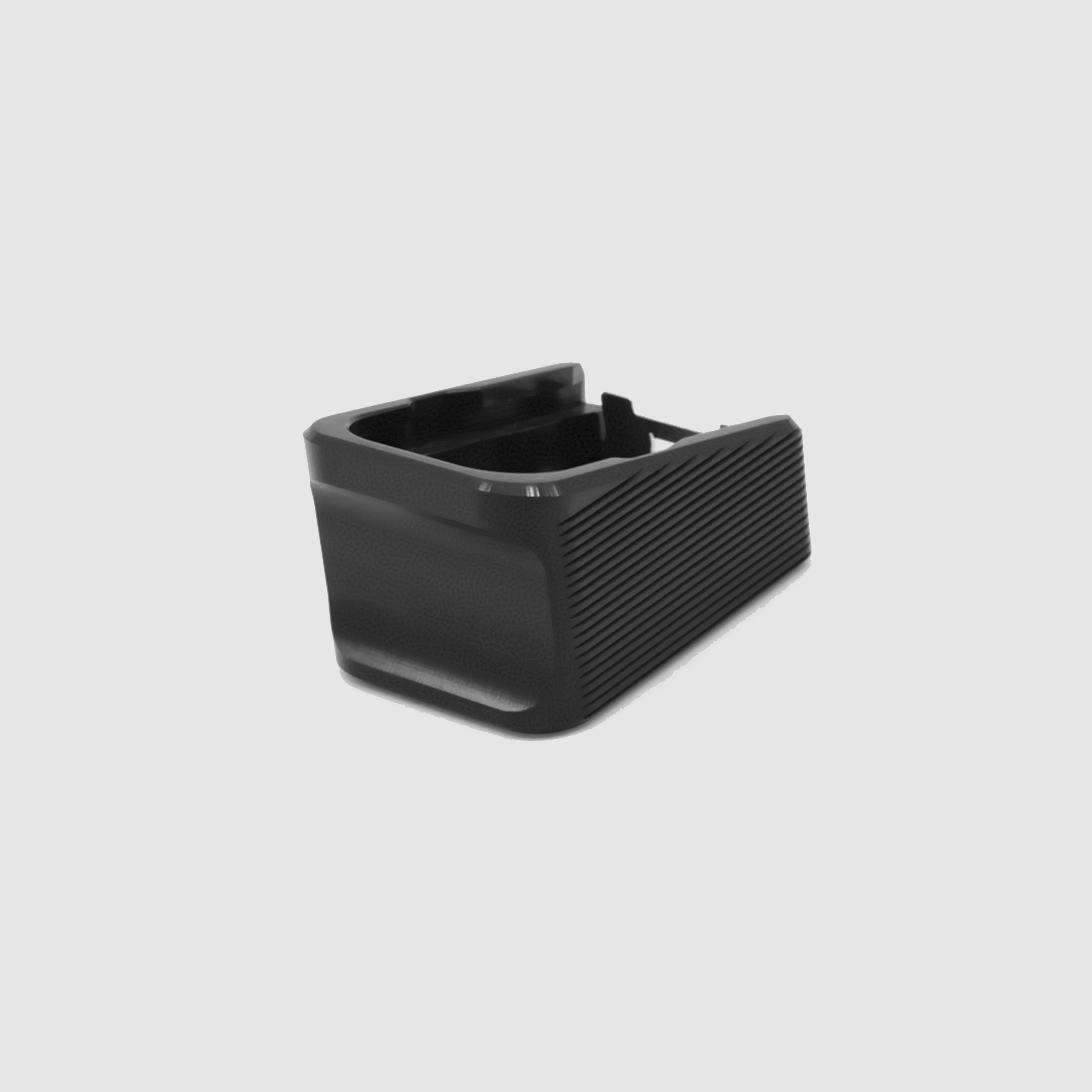 Magazine base pad Elegance Line +2 Glock G17 / G19 / G34, MPGLV2-BL Black - Armanov