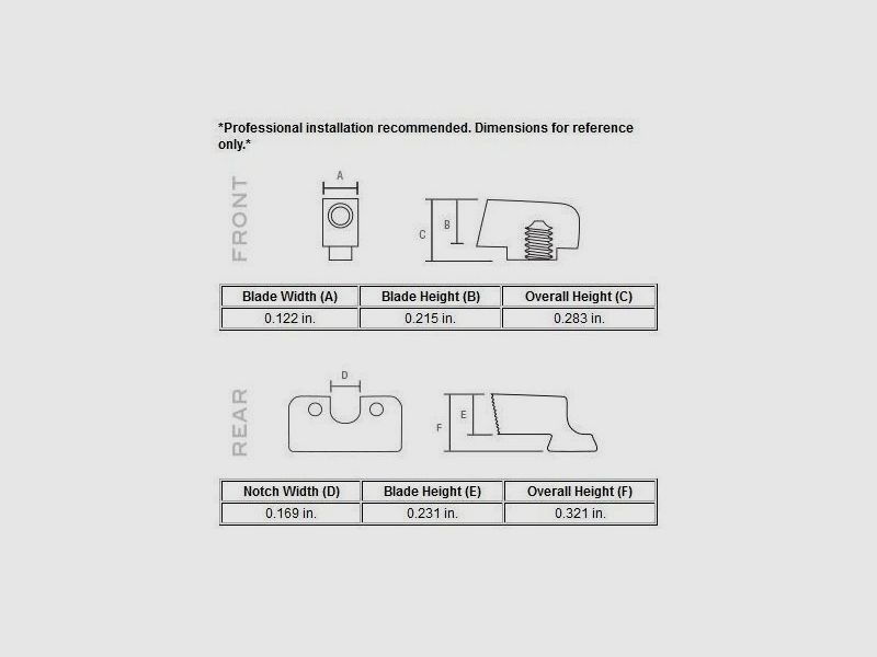 N-Visierung Trijicon HD XR Orange für Glock 17-39/45