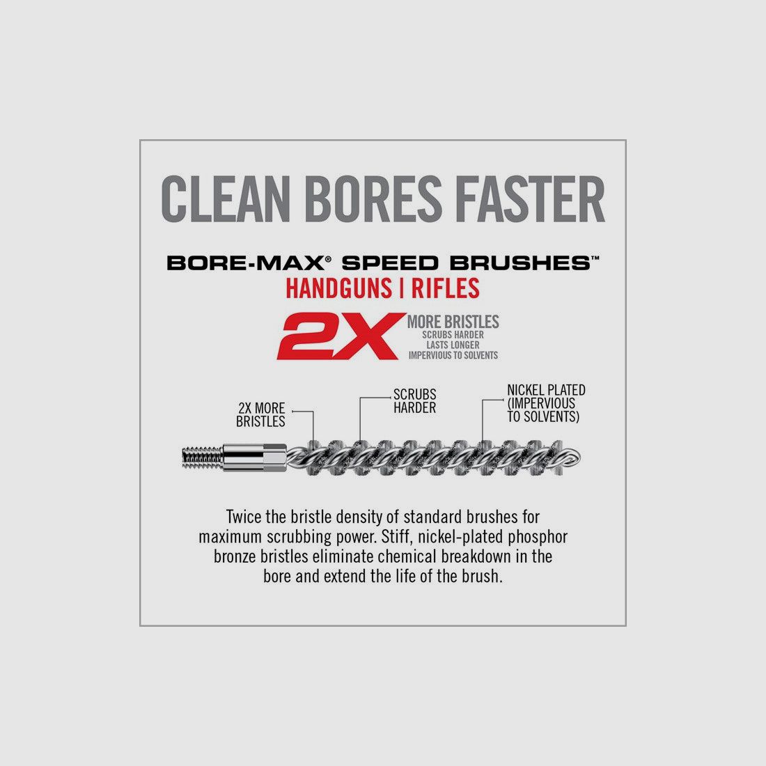 Real Avid Bore-Max Speed-Bürsten Mehrkaliber-Pack