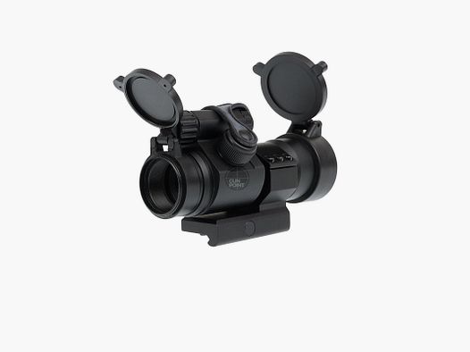 OpTacs M2 Red Dot with L-Shaped Mount Schwarz
