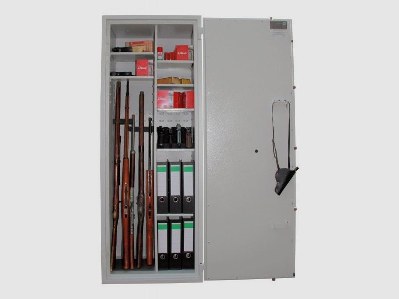 Gun cabinet resistance grade N/0 1 according to EN 1143-1