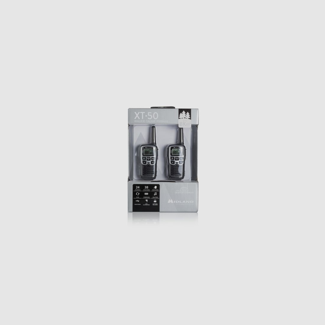 Midland XT50 Walkietalkie Blister van 2 stuks, afbeelding 2 van 3