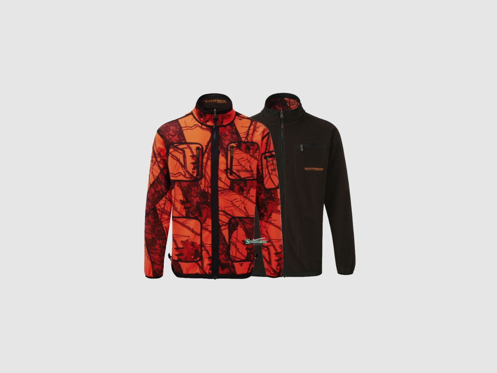 SHOOTERKING Softshell Herren Jacke 2 in 1 Mossy Blaze Orange