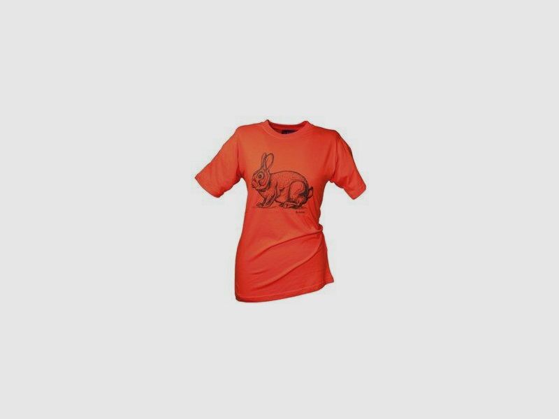 Overhues&Schüssler Damen T-Shirt Kaninchen Gr. M 1/4 Arm, Rundhals