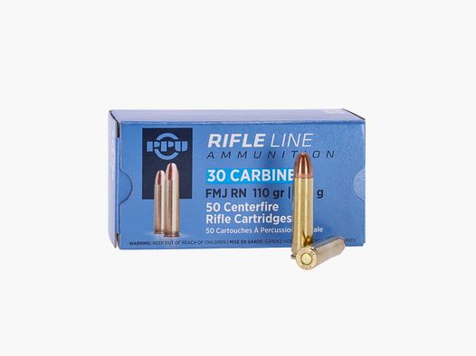 PRVI/PPU .30 Carabine FMJ 110 gr. - 50 Stk.