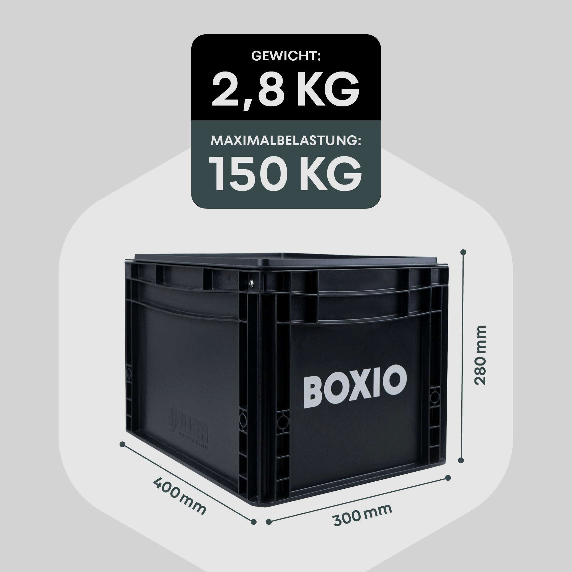 BOXIO TOILET | Scheidingstoilet in Euroboxformaat
