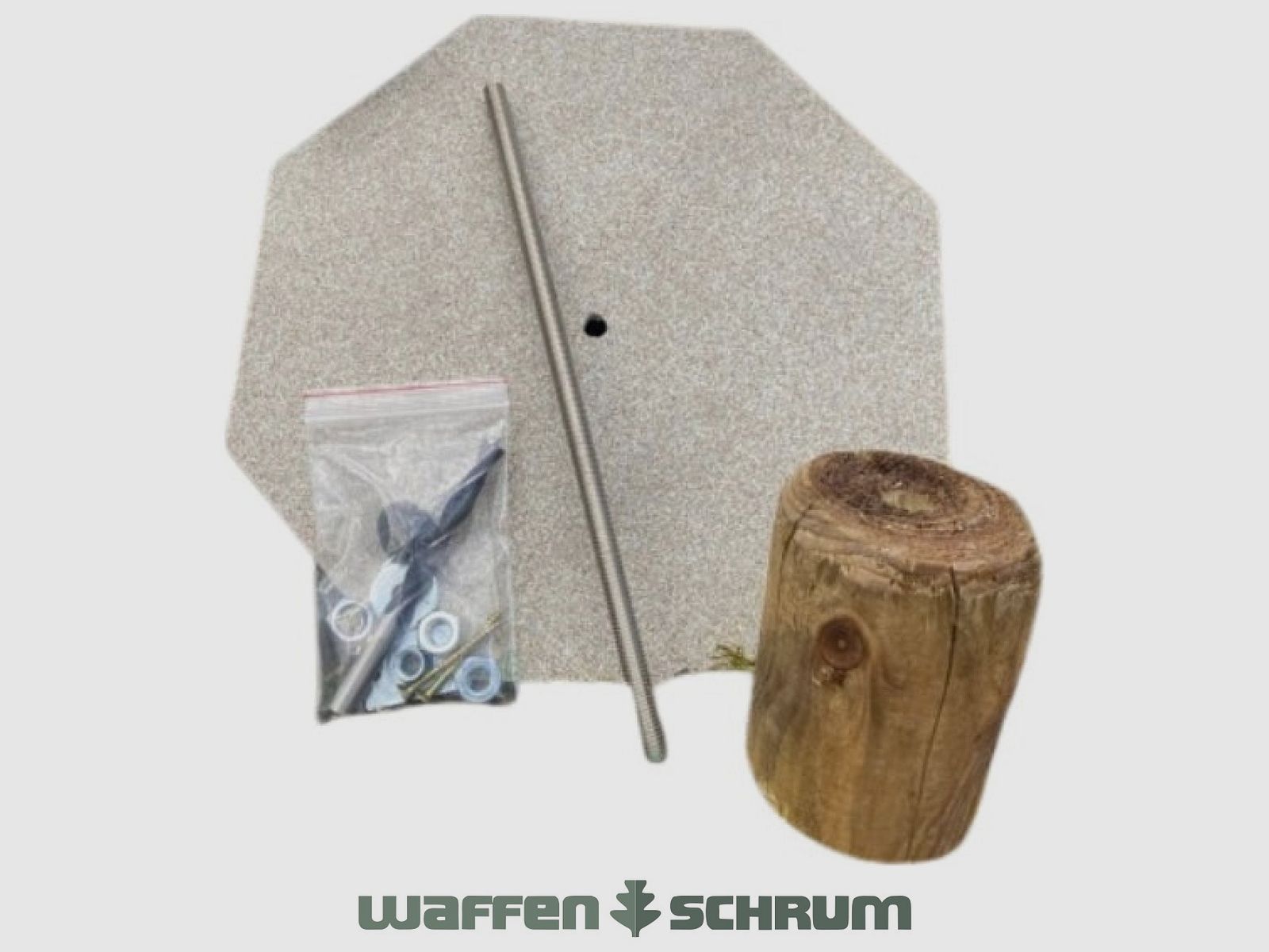 Kit de fixation de sucette sauvage, poteau et installation de poteau pour pierres à lécher