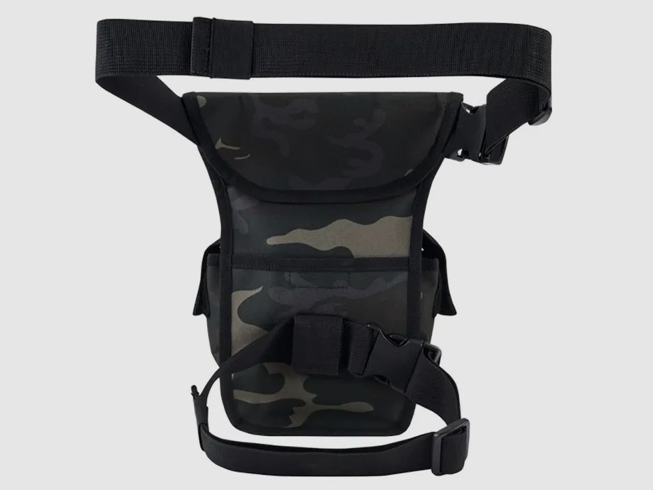 Hüfttasche mit Oberschenkel-Befestigung "Side Kick Bag" - Dark Camouflage