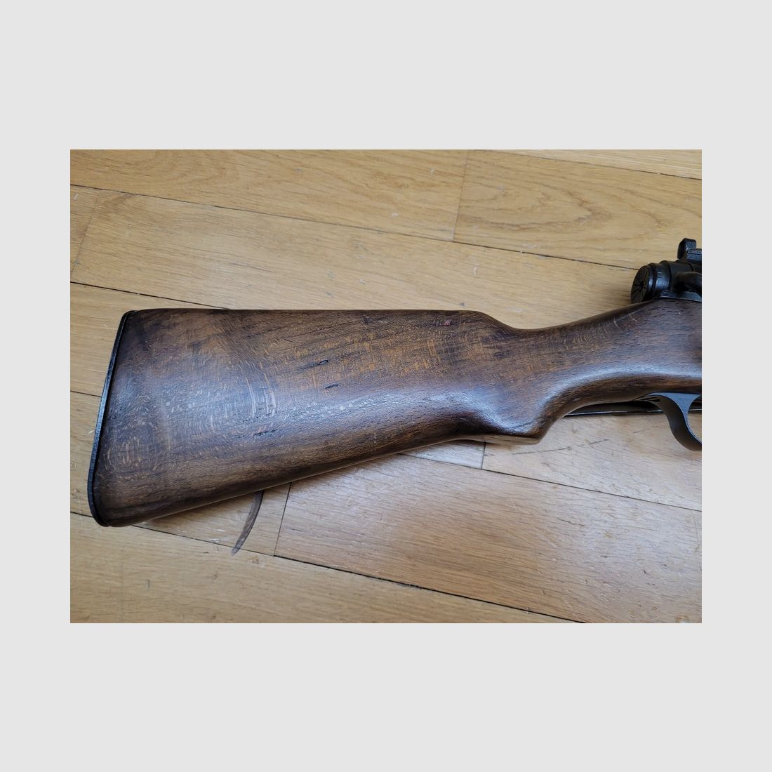 Bemerkenswerter MAS 36 1. Typ aus Original – Keine Modifikation nach Ende 1939 – 7,5×54 MAS – Mononummer inklusive Bajonett – Ausgezeichneter Lauf – Gewehrriemen – Clips verfügbar – TBE ++ – Ein Top-Sammlerstück!, Bild 31 von 36