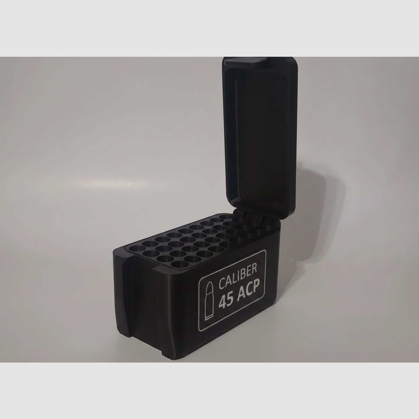 Filamelt Munitionsbox / 257 Weatherby Magnum / 'Klapp- / Rastdeckel' / Patronenbox, Ammo Box
