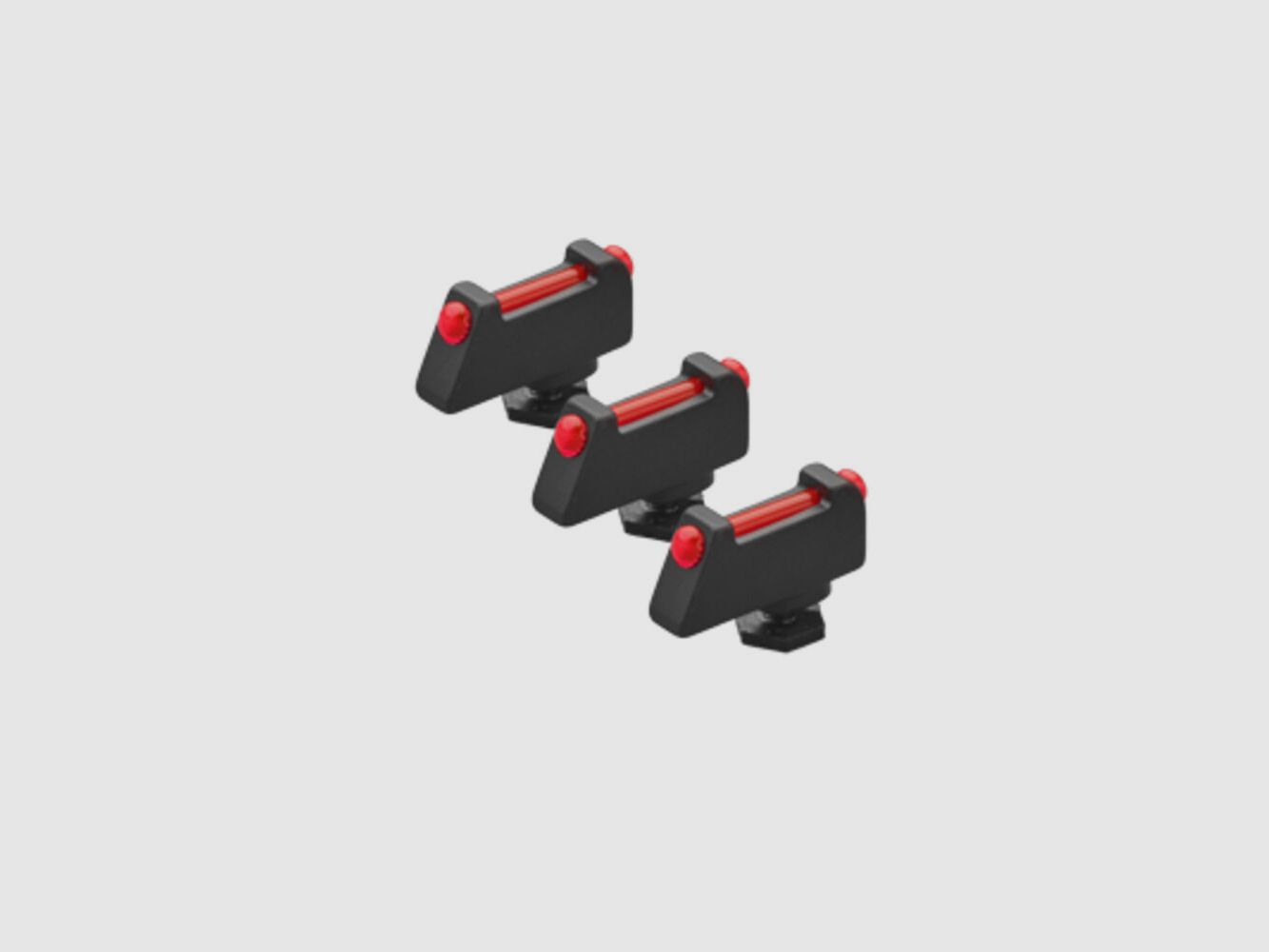 LPA 3 Visierkörner Fiber Rot Glock Pistole