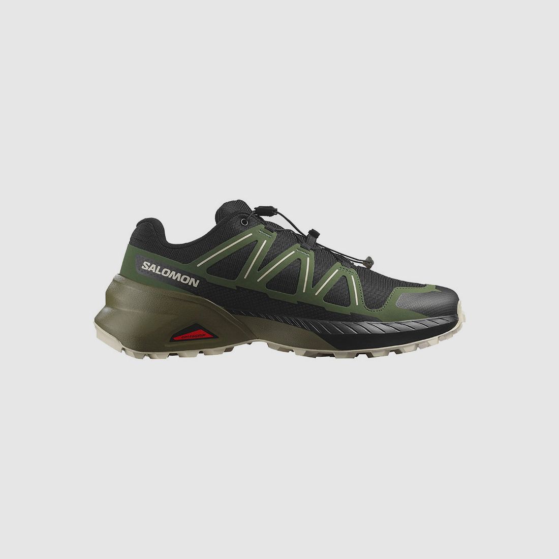 SALOMON – HEREN – SPEEDCROSS PEAK Zwart / Zwart Bos / Regenachtige Dag, afbeelding 1 van 7