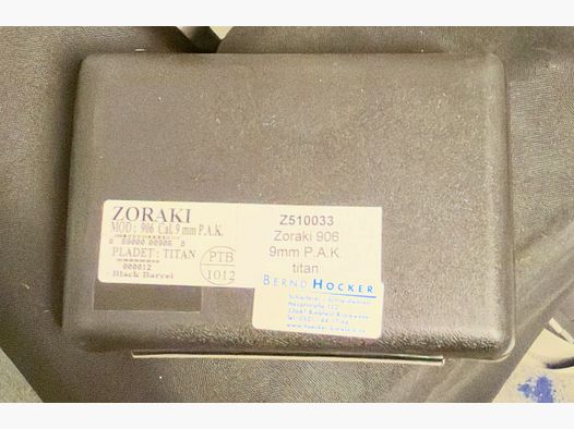 Zoraki 906 9mm P.K.A. titan