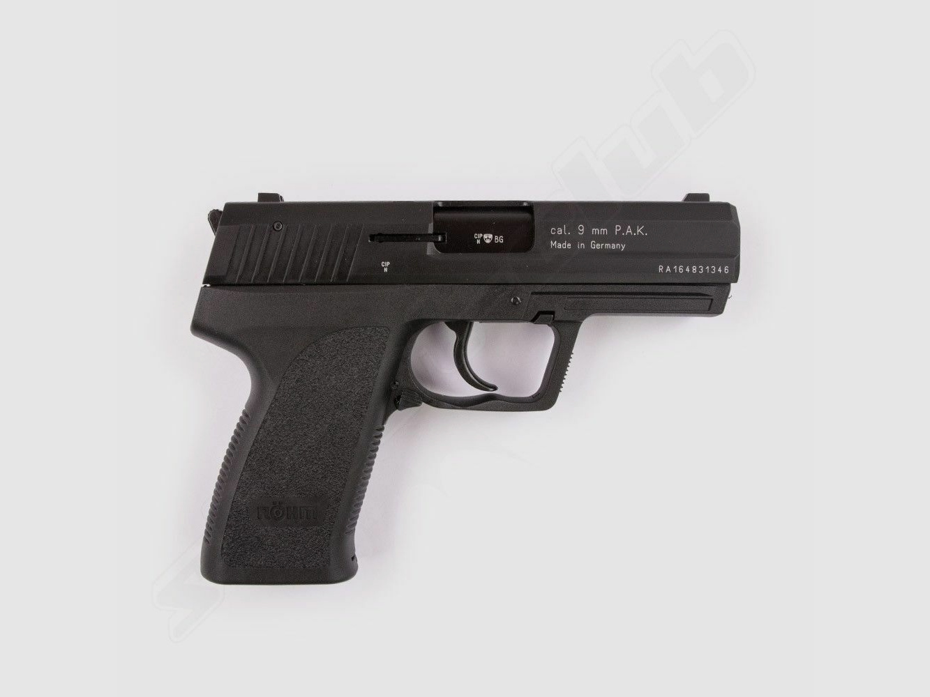 Röhm	 RG 96 brüniert Schreckschusspi stole 9 mm P.A.K.