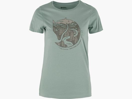 Fjällräven Damen-T-Shirt Arctic Fox Print