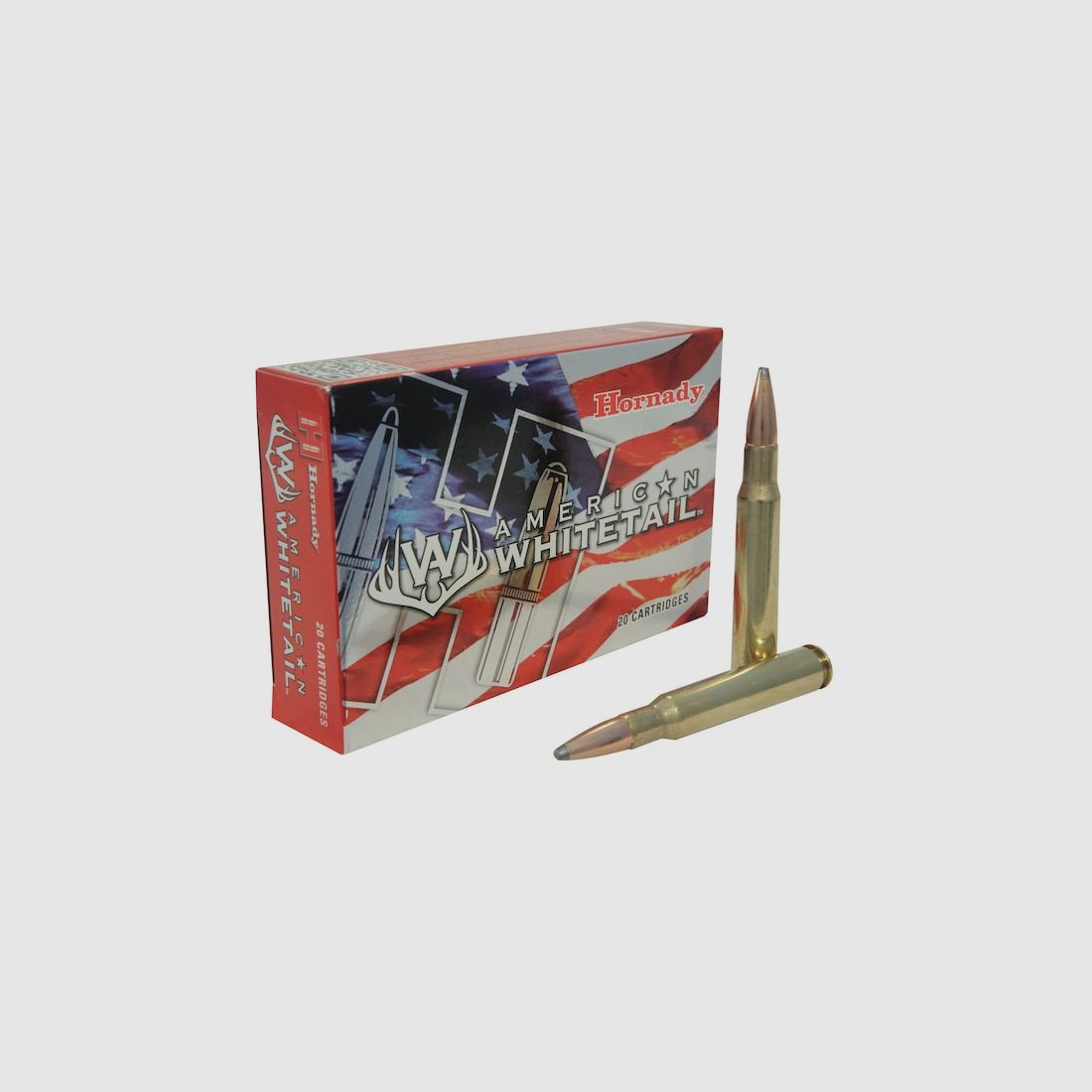 Hornady American Whitetail .30-06 Sprg. 180GR JSP 20 Patronen