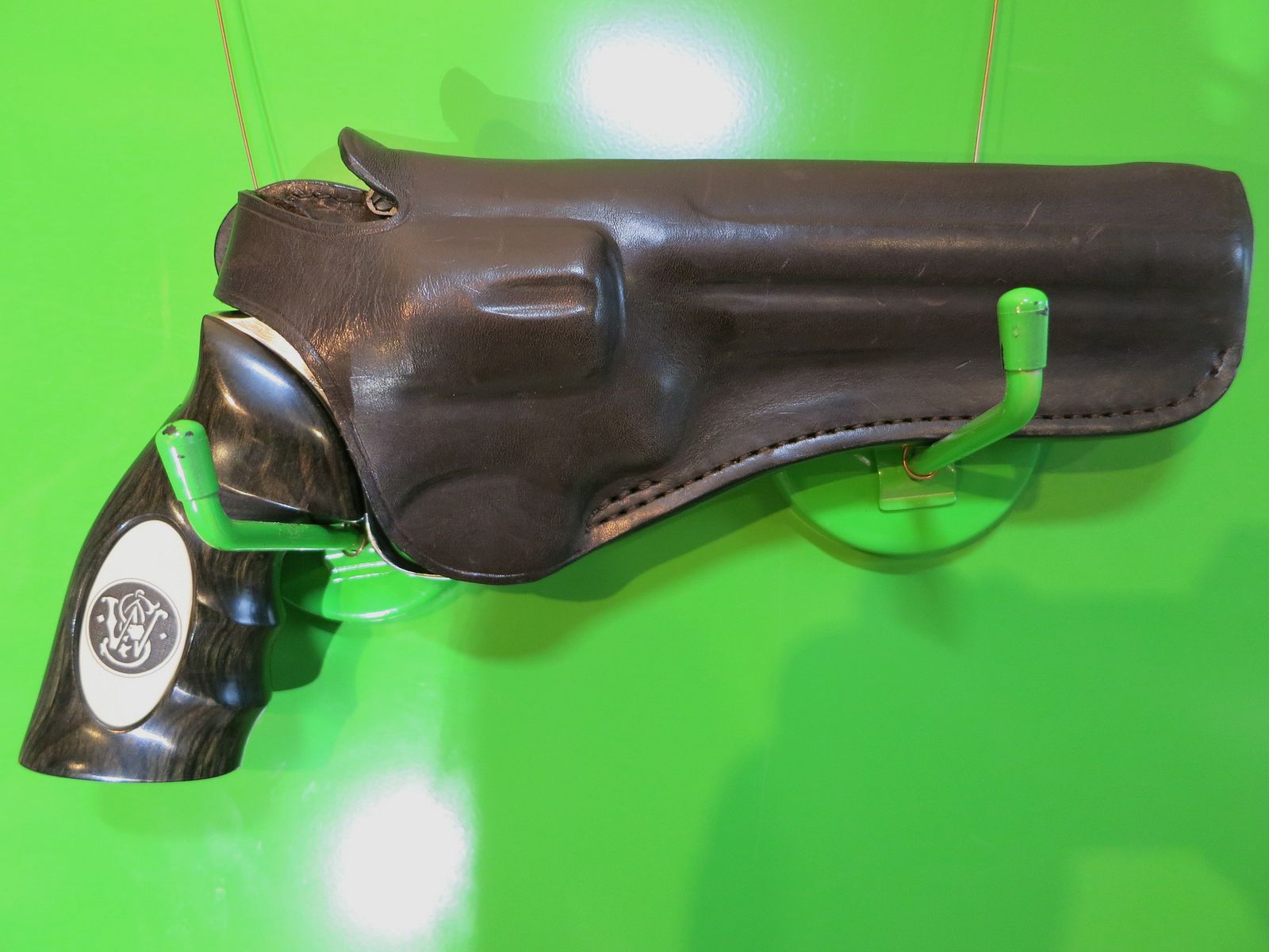 Belt holster revolver, Smith&Wesson 6", leather     #23-