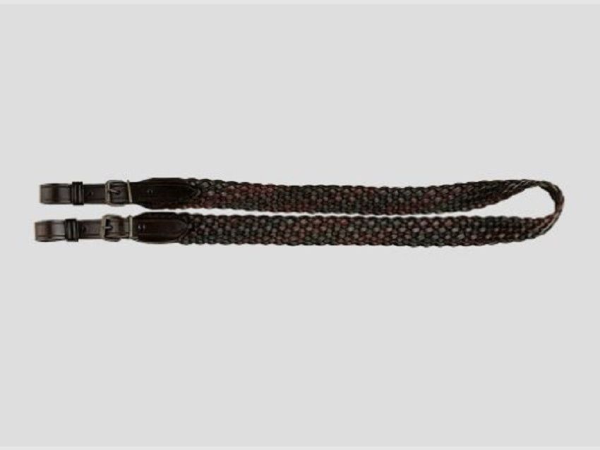 Fritzmann - Gewehrriemen aus Neopren mit EU-Riemenbügel - braun/grün