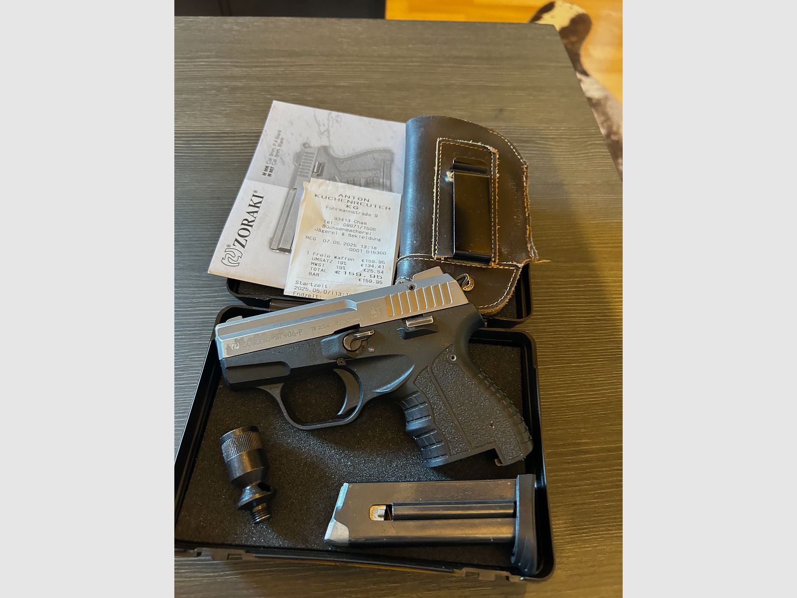 Neu!!! Zoraki 906 Titan Schreckschuss Pistole 9mm P.A.K
