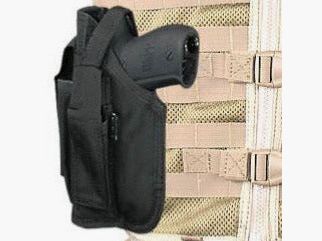 Holster für Pistole SCHWARZ (für Linkshänder)