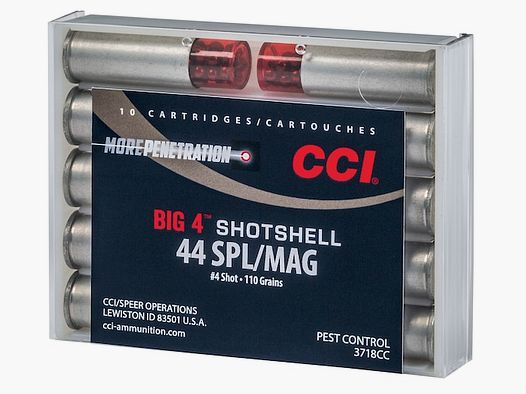 Cartucho de perdigones CCI .44 Special 110GR 10 cartuchos