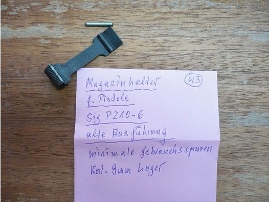 1 Magazinhalter für Pistole SIG P201-6, Kal. 9mmLuger