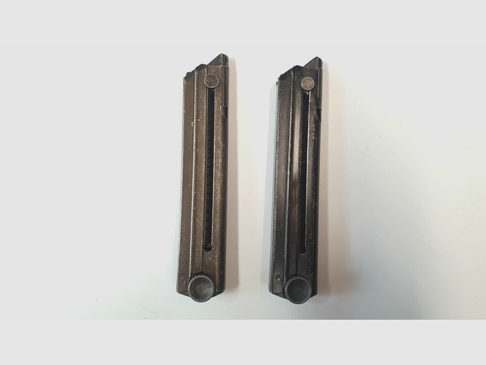 Unbekannt Japanisches Magazin für P08 Modellwaffe, 9mm, 8 Schuss