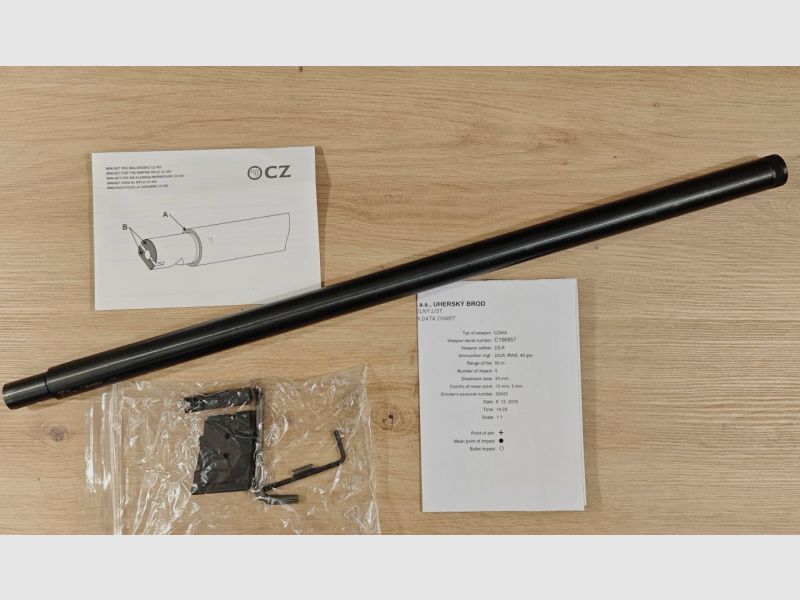 Neuware!! Original CZ 455 Varmint / Match Wechsellauf /Austauschlauf .22LR TOP Schussleistung!