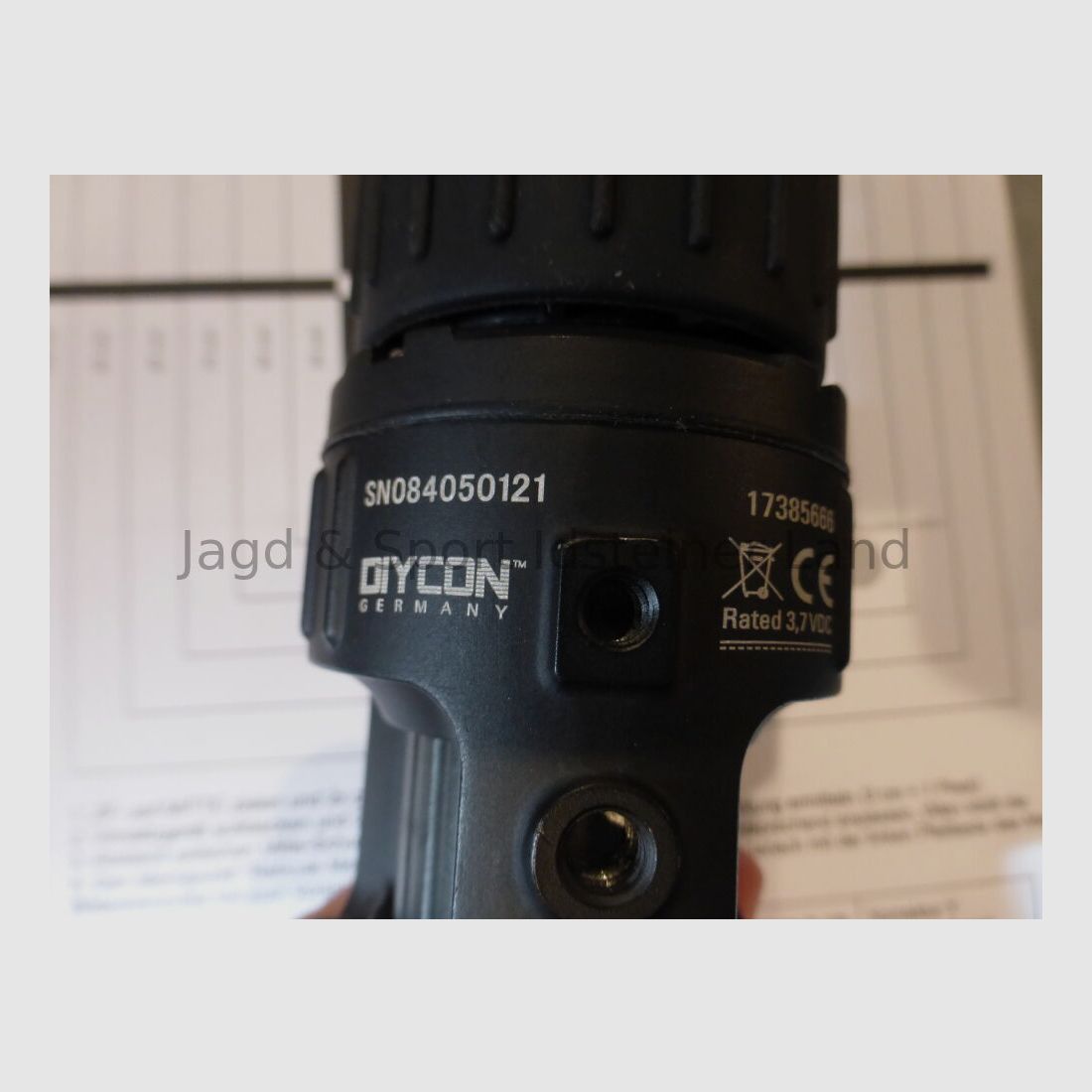 DIYCON dual-use night vision device "Black Mamba" including IR LED illuminator "Predator 2