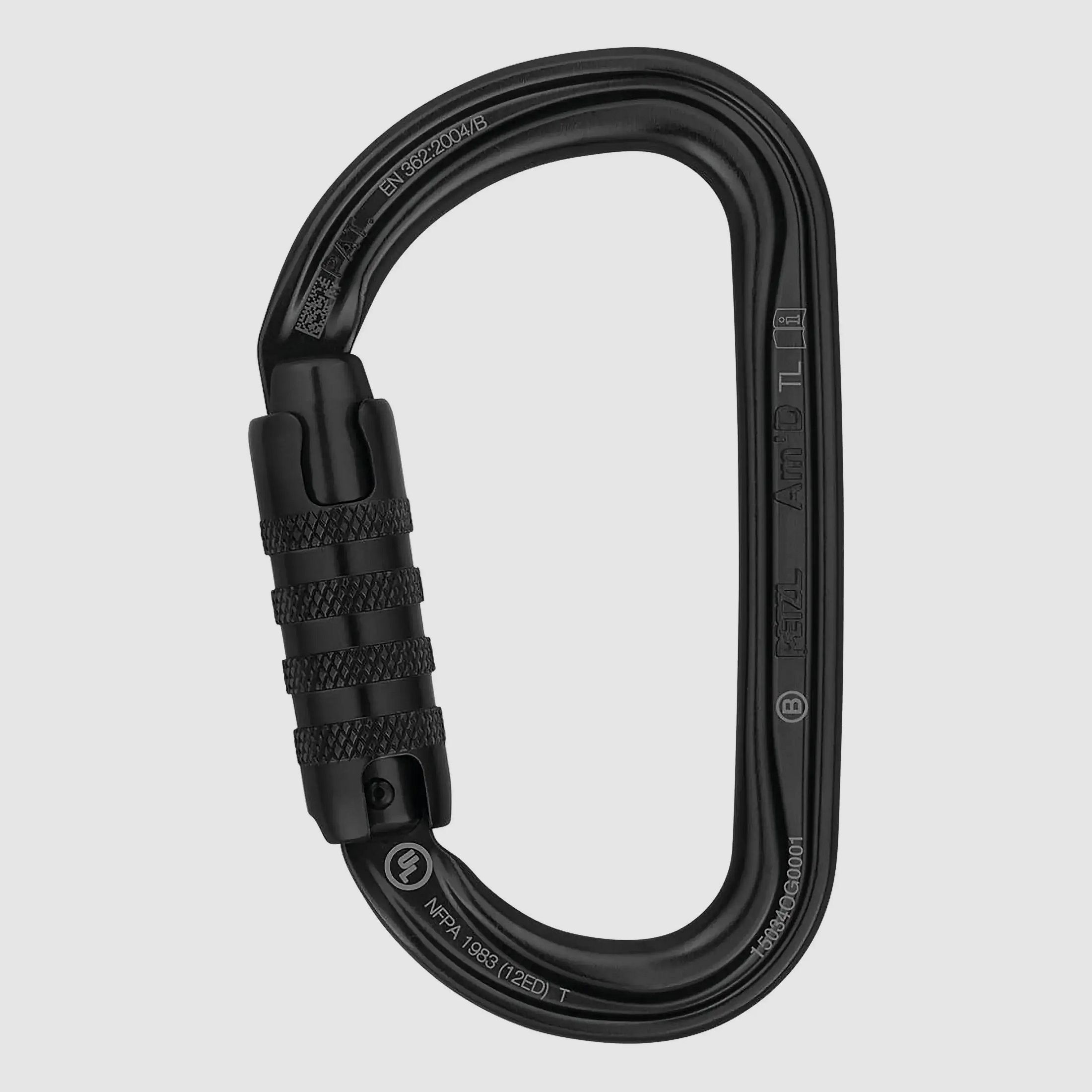 Petzl carabiner AmD Triact Lock black