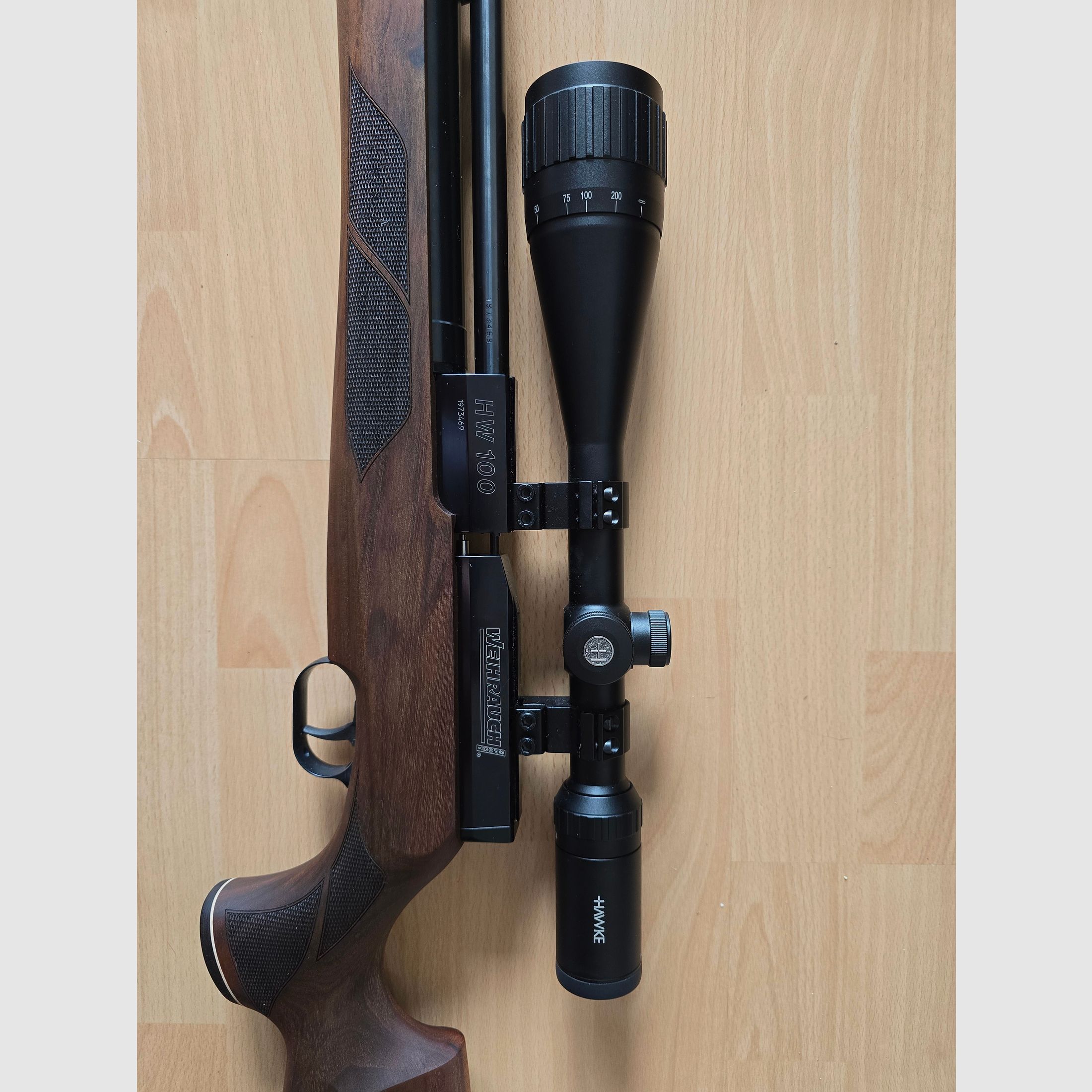 Weihrauch HW 100 mit Zubehör 