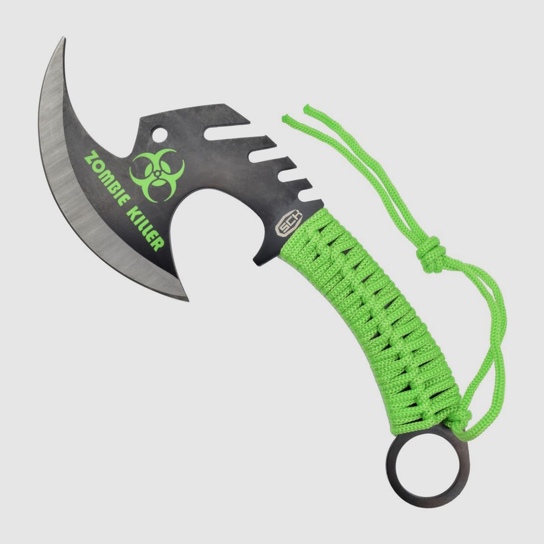 Throwing axe zombie including nylon bag