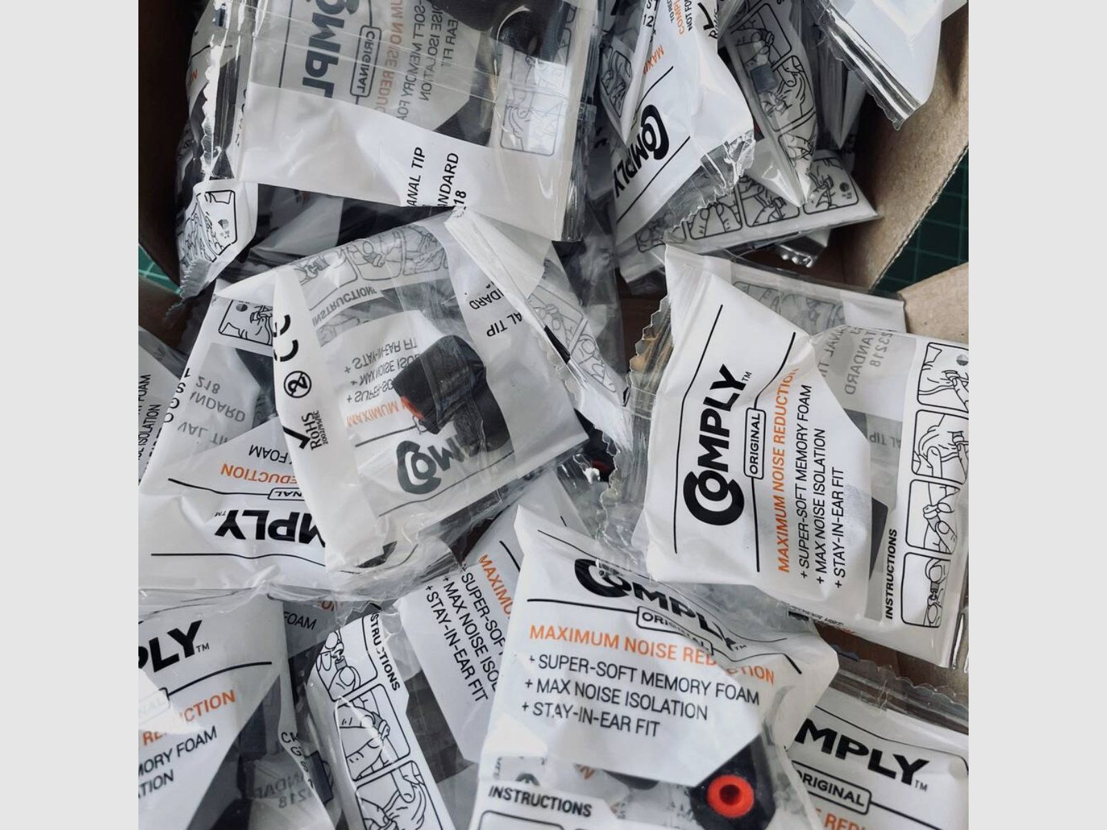 Comply Canal Tips - Wkładki termoplastyczne STANDARD Original do zatyczek OTTO, zdjęcie 2 z 2