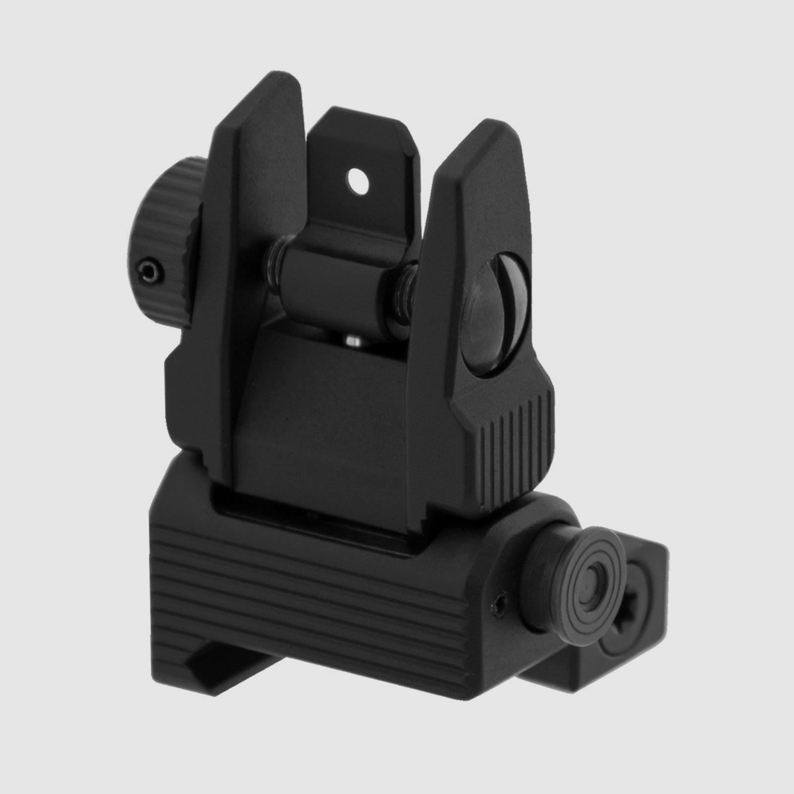 UTG ACCU-SYNC Spring-loaded AR15 Flip-up Rear Sight