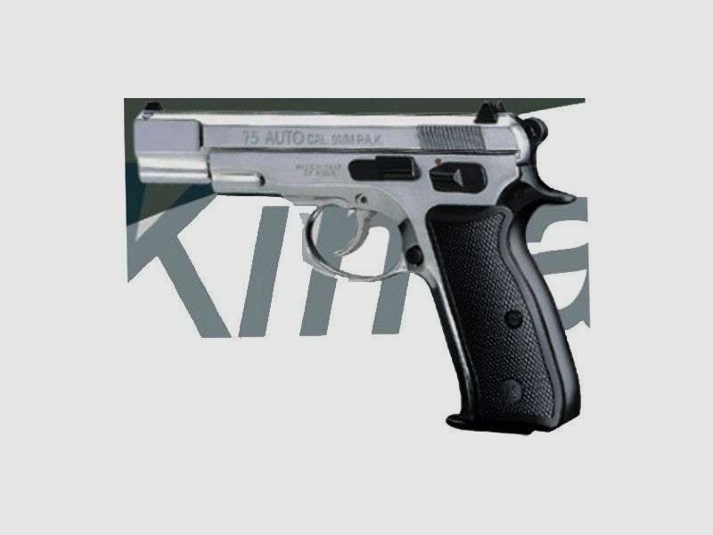 Kimar Pistolet CZ 75 Nickel cal. 8 mm à blanc, image 3 sur 3