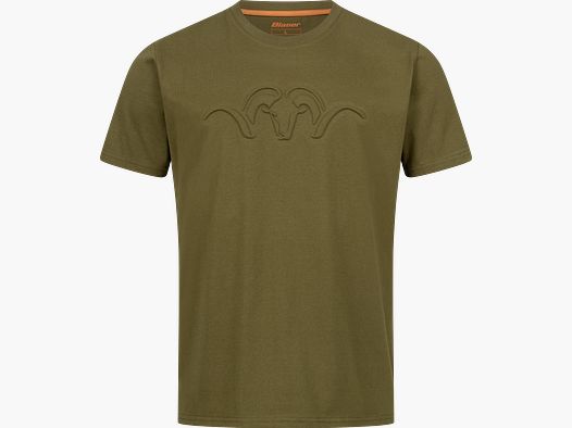 Herren Argali 3D Debossed T-Shirt Dunkel Oliv L